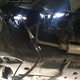 All thread taped to wire to pull up into engine bay